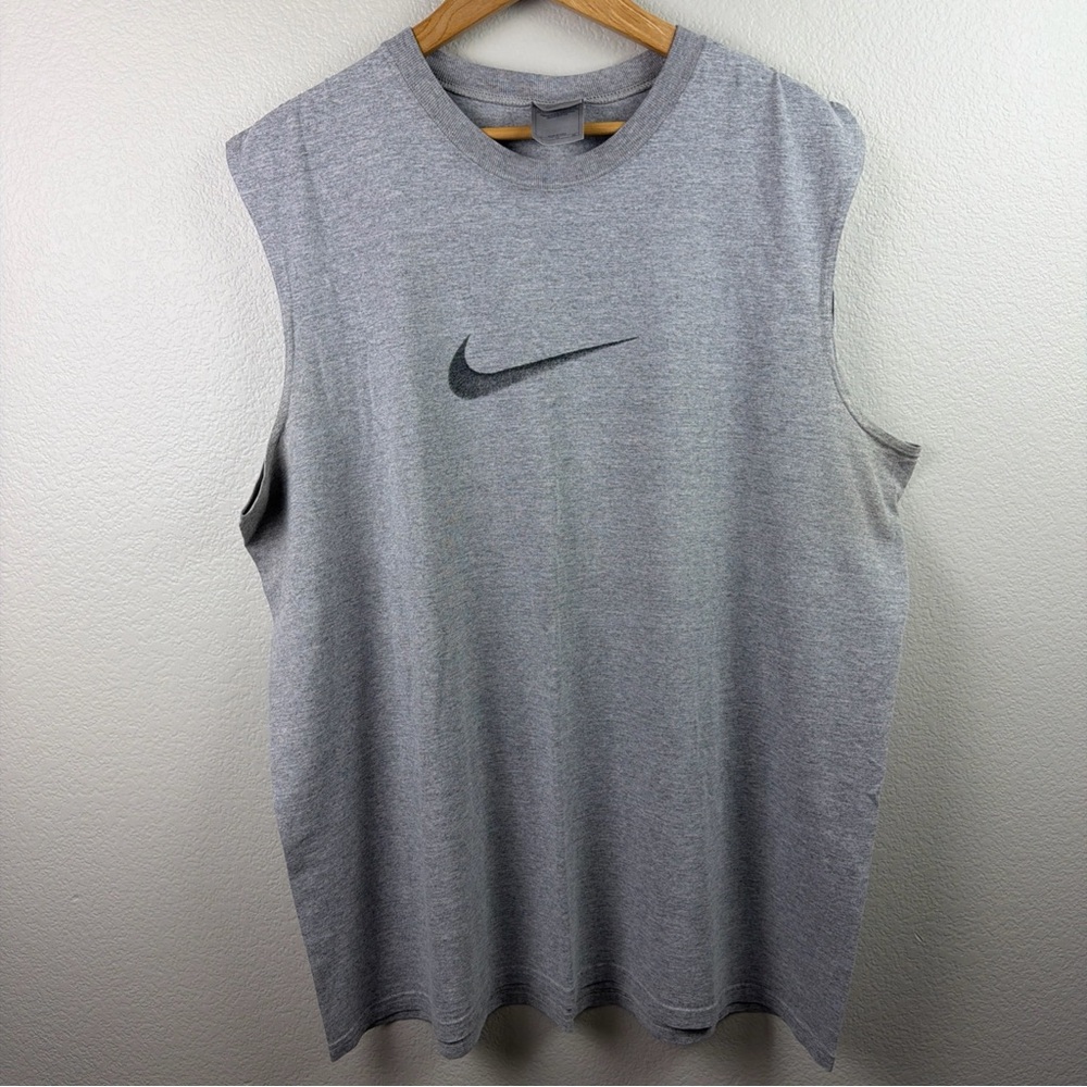 Vintage Nike Tank Top Men’s XXL Gray Tag Y2K Made In USA